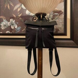 Botkier New York Ladies Nylon & Vegan Leather Backpack.